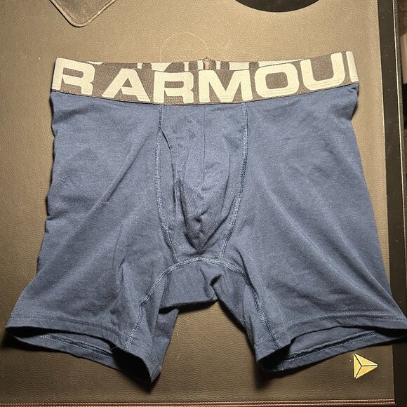 Under Armour Men's Boxer Briefs "Charged BoxerJock" (Blue, Medium) - Picture 5 of 6
